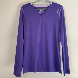 Reebok Workout Ready Collection purple top medium
